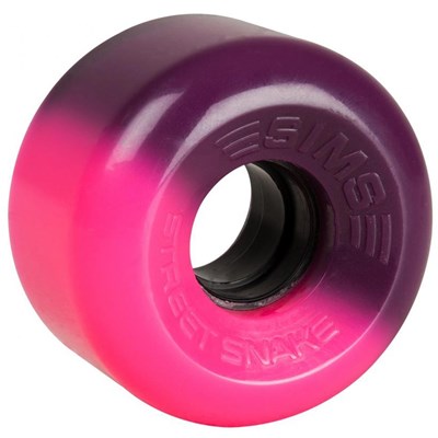Street Snakes 2 tone 62mm Roller Skate Wheels - Pink/Purple