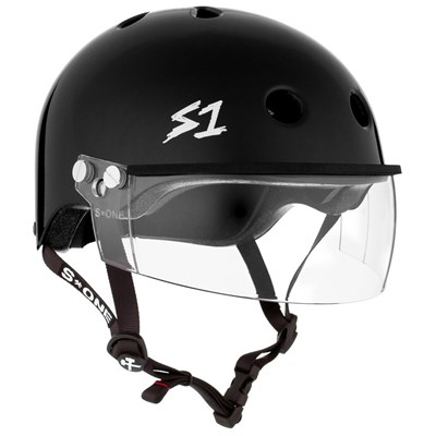 Lifer Helmet inc Visor - Black Gloss