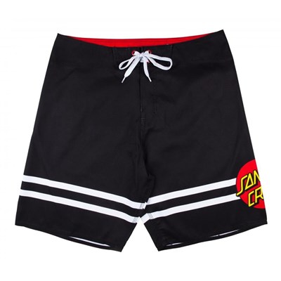 Classic Dot Boardshorts - Black (Red Dot)