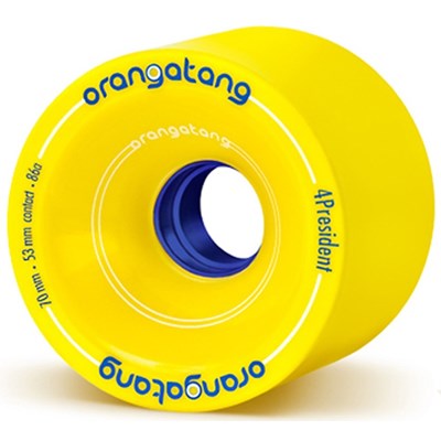 4President Longboard Wheels - Yellow