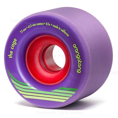 Cage Centreset Longboard Wheels - Purple