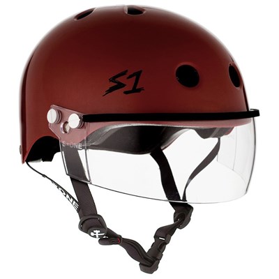 Lifer Helmet inc Visor - Red Gloss