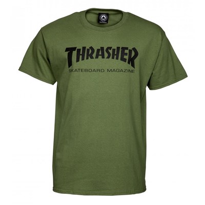 Skate Mag S/S T-Shirt - Army Green