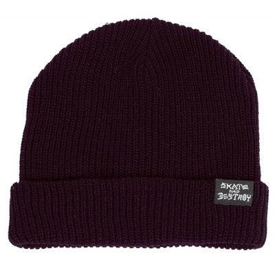 S.A.D./Skate Goat Beanie - Maroon