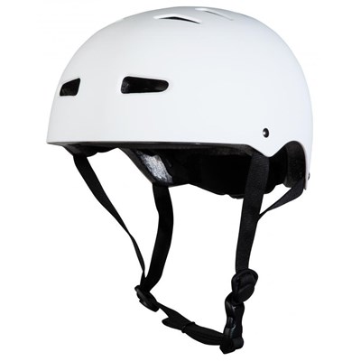 Multisport Matt White Dial Fit Helmet