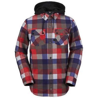 Field Bonded Flannel Jacket - Fire Red