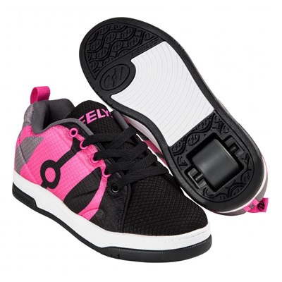 Repel Black/Charcoal/Hot Pink Heely Shoe