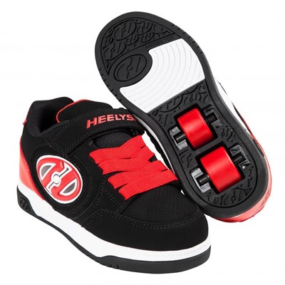 Plus Lighted Black/Red Kids Heely X2 Shoe Plus Lighted Black/Red Kids Heely X2 Shoe