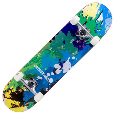 Splat Green/Blue 7.75inch Complete Skateboard