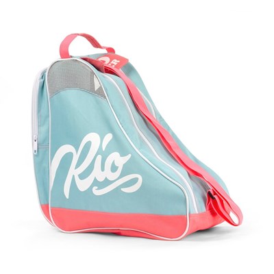 Script Ice/Roller Skate Carry Bag - Teal/Coral