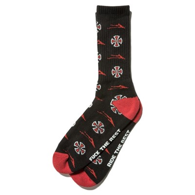 Indy Crew Socks - Black