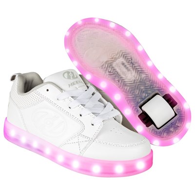 Premium 1 Lo Triple White Kids Heely Shoe Premium 1 Lo Triple White Kids Heely Shoe