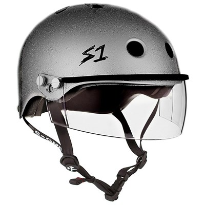 Lifer Helmet inc Visor - Silver Glitter