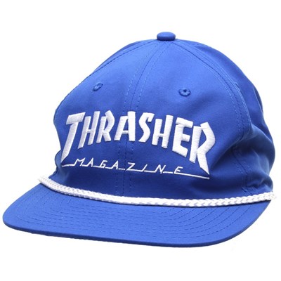 Logo Rope Snapback Cap - Blue/White