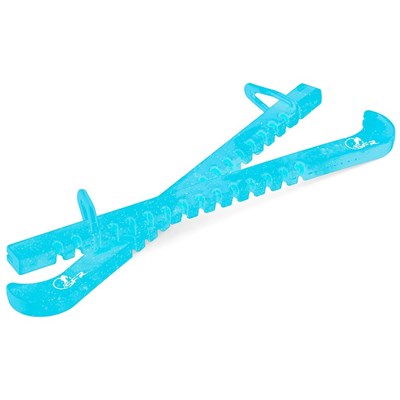 Figure Ice Skate Glitter Blade Covers - Blue