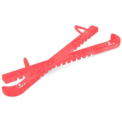 Figure Ice Skate Glitter Blade Covers - Red