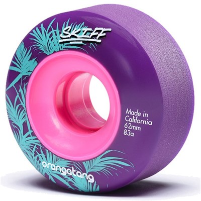 Skiff Slasher 62mm Longboard Wheels - 83a Purple