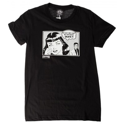 Boyfriend Girls Fit S/S Tee - Black