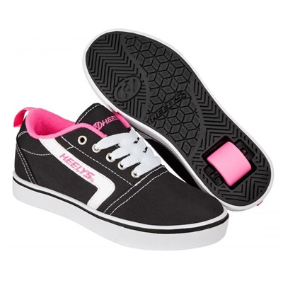 GR8 Pro Black/White/Pink Kids Heely Shoe GR8 Pro Black/White/Pink Kids Heely Shoe