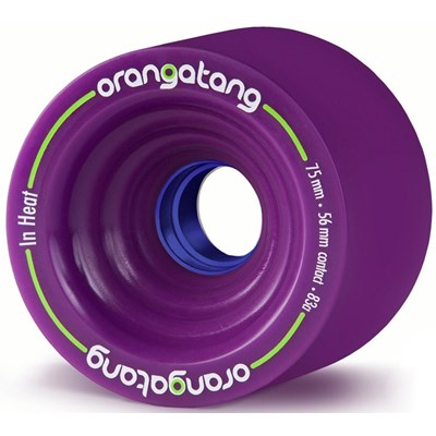 In Heat Longboard Wheels - Purple