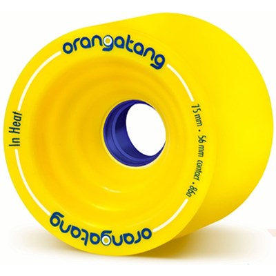 In Heat Longboard Wheels - Yellow