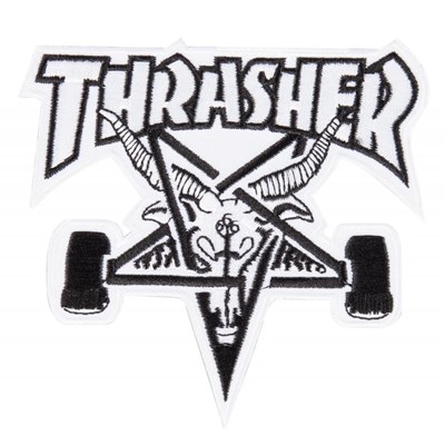 SK8 Goat Patch - White/Black