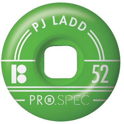 Ladd Pro Spec Skateboard Wheels - Green 52mm