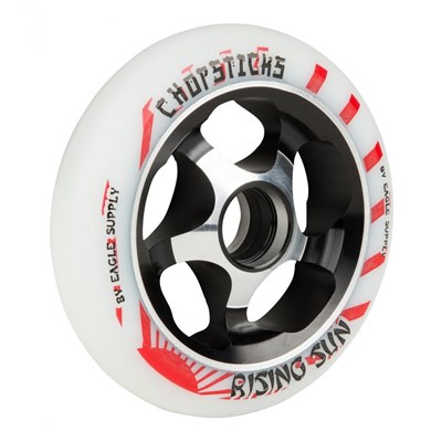 Rising Sun Aluminium Hub Scooter Wheel - White/Black