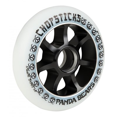Panda Bears Aluminium Hub Scooter Wheel - White/Black