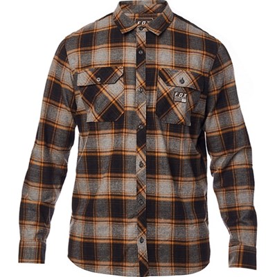Traildust Flannel L/S Shirt - Heather Graphite