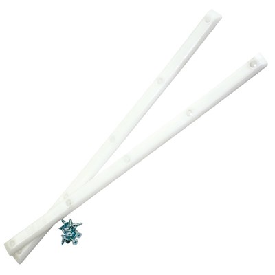Slimline HSR Skateboard Rails - White
