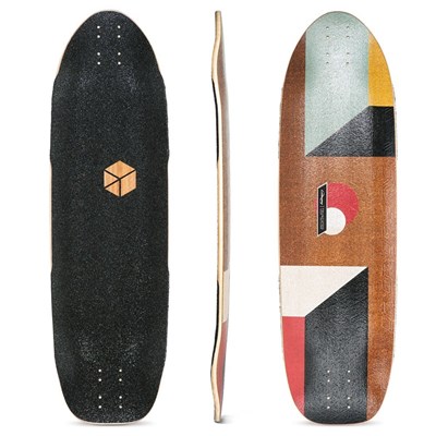 Truncated Tesseract 33 Longboard Deck