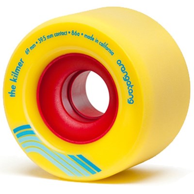 Kilmer Centreset Longboard Wheels - Yellow