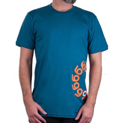 Logo S/S Fitted T-Shirt - Blue