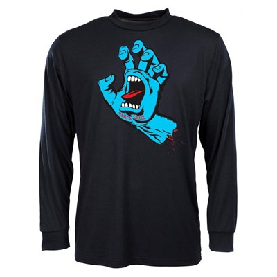 Screaming Hand L/S T-Shirt - Black