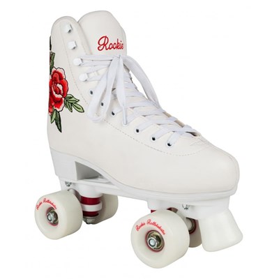 Rosa Quad Roller Skates - White/Multi
