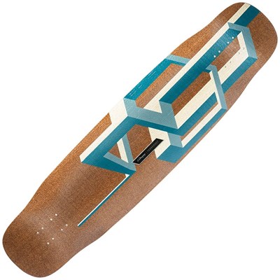 Basalt Tesseract Longboard Deck - Dark Blue