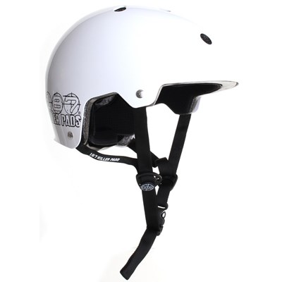 187KP Certified Skate/BMX Helmet - White