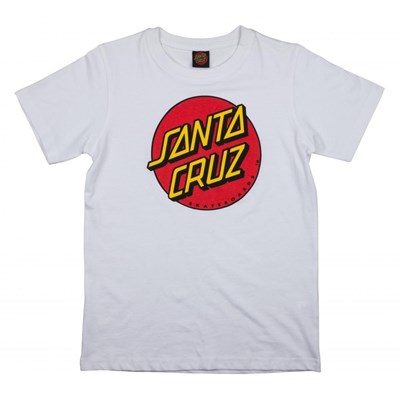 Classic Dot S/S Youth T-Shirt - White