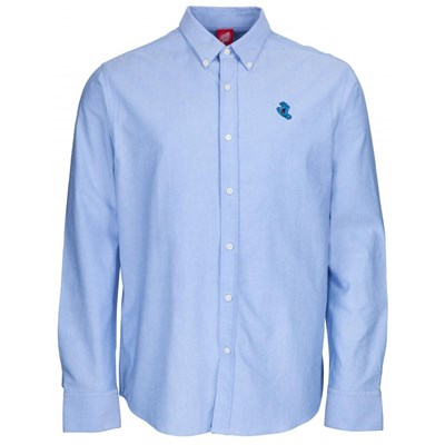 Mini Hand L/S Oxford Shirt - Blue