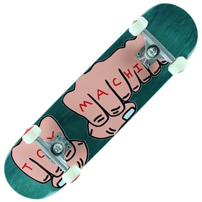Fists Woodgrain 7.75inch Complete Skateboard