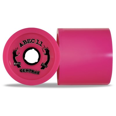 Reflex Centrax 77mm/77A Longboard Wheels - Pink