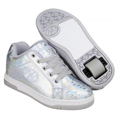Split Silver Hologram/Water Drop Kids Heely Shoe Split Silver Hologram/Water Drop Kids Heely Shoe