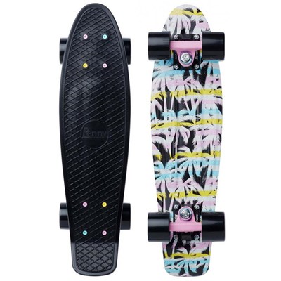 Complete 22inch OG Plastic Skateboard - Retro Palm