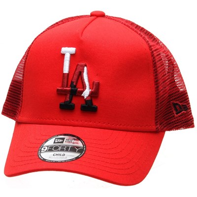 Kids Camo Infill Trucker Cap - LA Dodgers