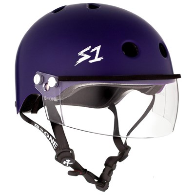 Lifer Helmet inc Visor - Purple Matt