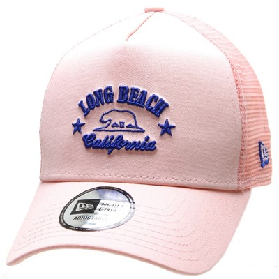 Long Beach Trucker Cap - Pink/Blue