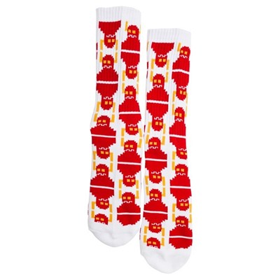 Digi Monster Socks - White