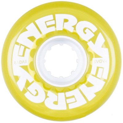Energy 62 - 62mm/78a Roller Skate Wheels - Clear Yellow