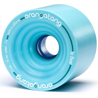 In Heat Longboard Wheels - Blue